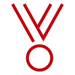 An icon of an award medal.